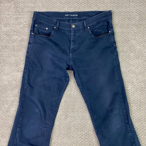 Mott & Bow Mercer Slim Jeans Men's 36 x 32 Measures 36.5 x 31 Stretch - Picture 3 of 14